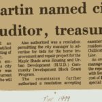 Martin named auditor