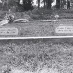 John & Fannie grave markers
